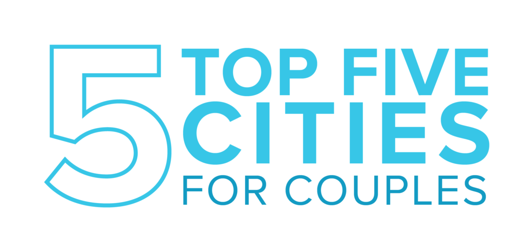 top 5 cities for couples