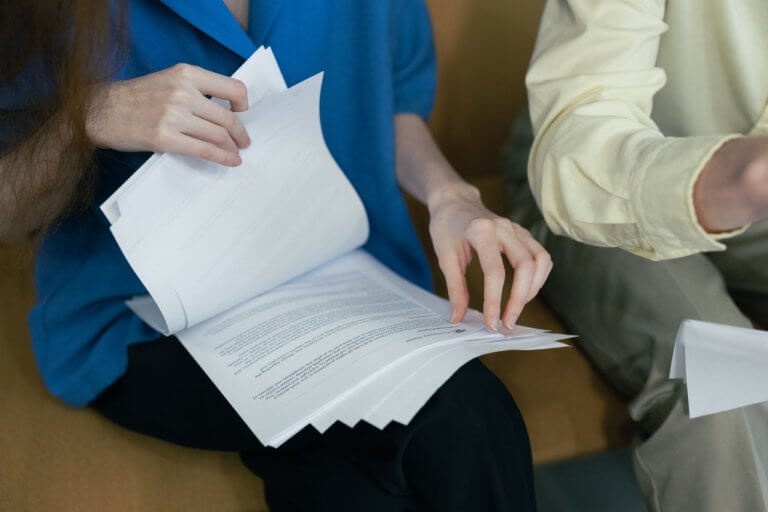Personal loan documents